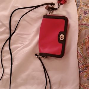 Coach Leather Crossbody Penny Purse - RARE COLOR